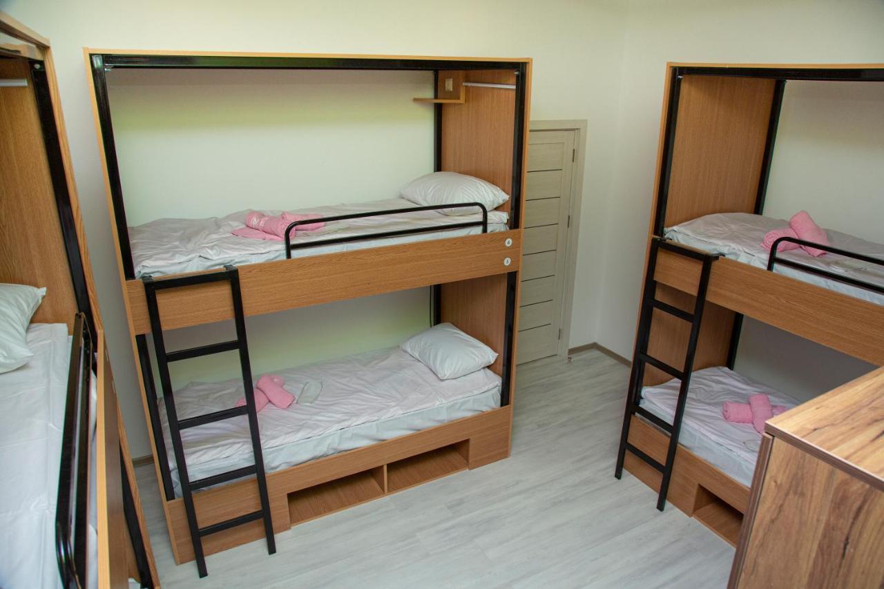 Central Hostel Şǝki Esterno foto